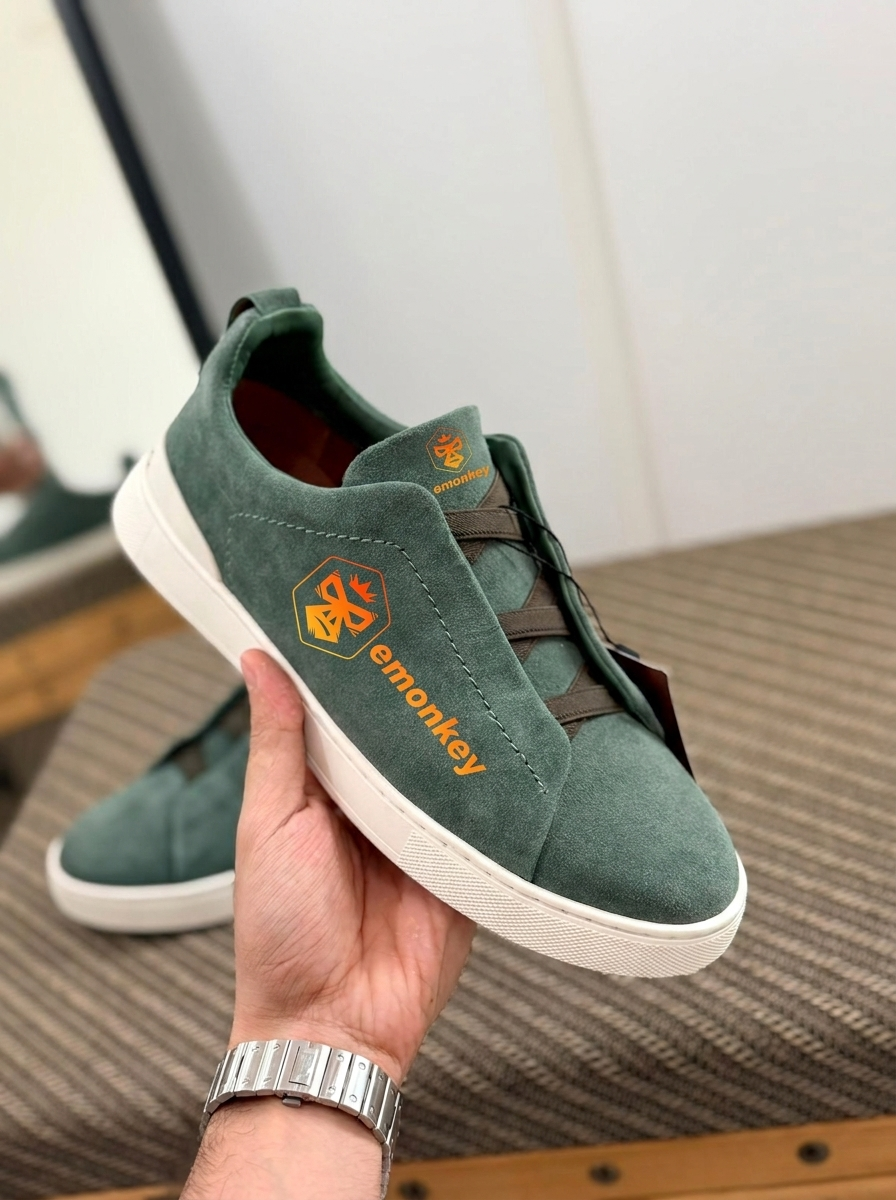 Green Triple Stitch™ SECONDSKIN Sneakers