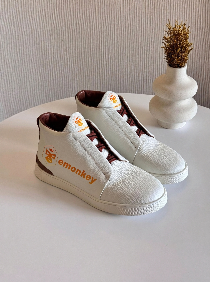 White High-Top Triple Stitch™ SECONDSKIN Sneakers