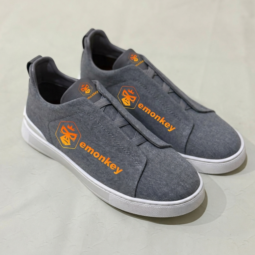 Grey Fabric Triple Stitch™ SECONDSKIN Sneakers