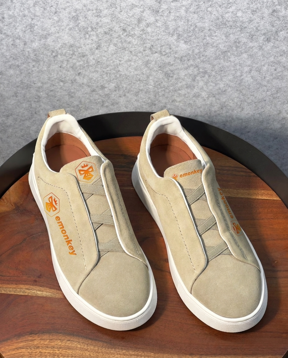 Light Taupe Triple Stitch™ SECONDSKIN Sneakers